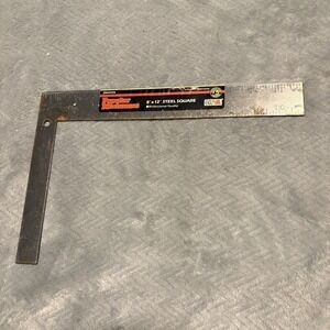 8 In. X 12 In. Steel Carpenter Square Popular Mechanics